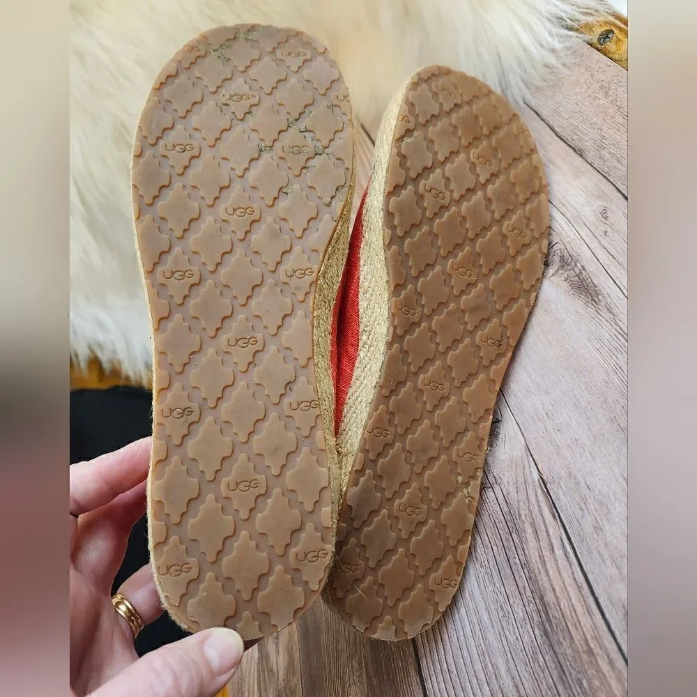 UGG red canvas